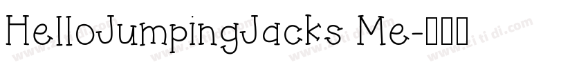 HelloJumpingJacks Me字体转换
